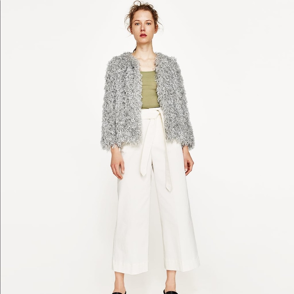 NWT!!! Zara Medium Short Shimmery Jacket